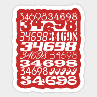 34698 Sticker